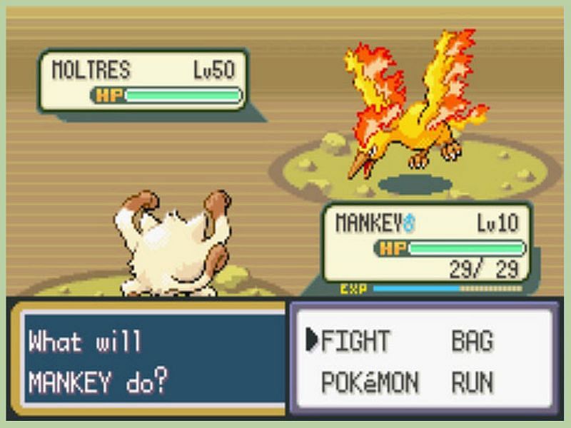 Wild Pokémon encounter in FireRed / LeafGreen which had the